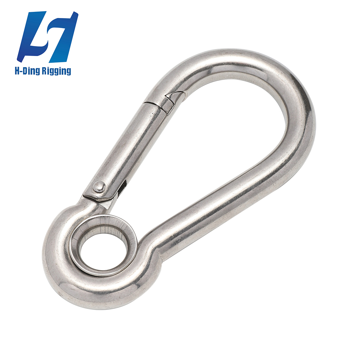 HD-SS53 STAINLESS STEEL CARABINER HOOK WITH LOCK EYELET