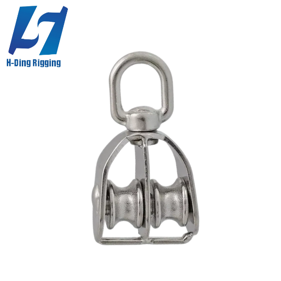 HD-SS67 STAINLESS STEEL DOUBLE WHEEL SWIVEL PULLEY