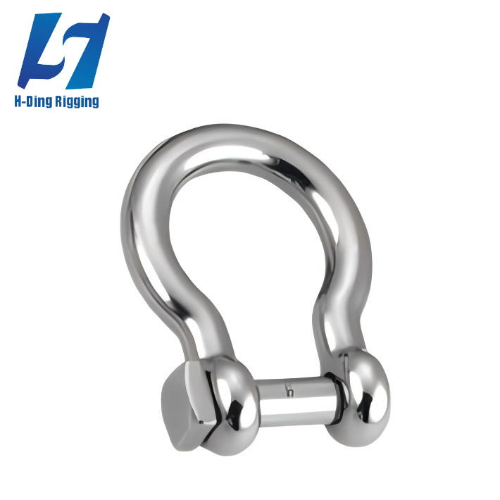HD-SS11 STAINLESS STEEL BOW  SHACKLE WITH SQUARE PIN