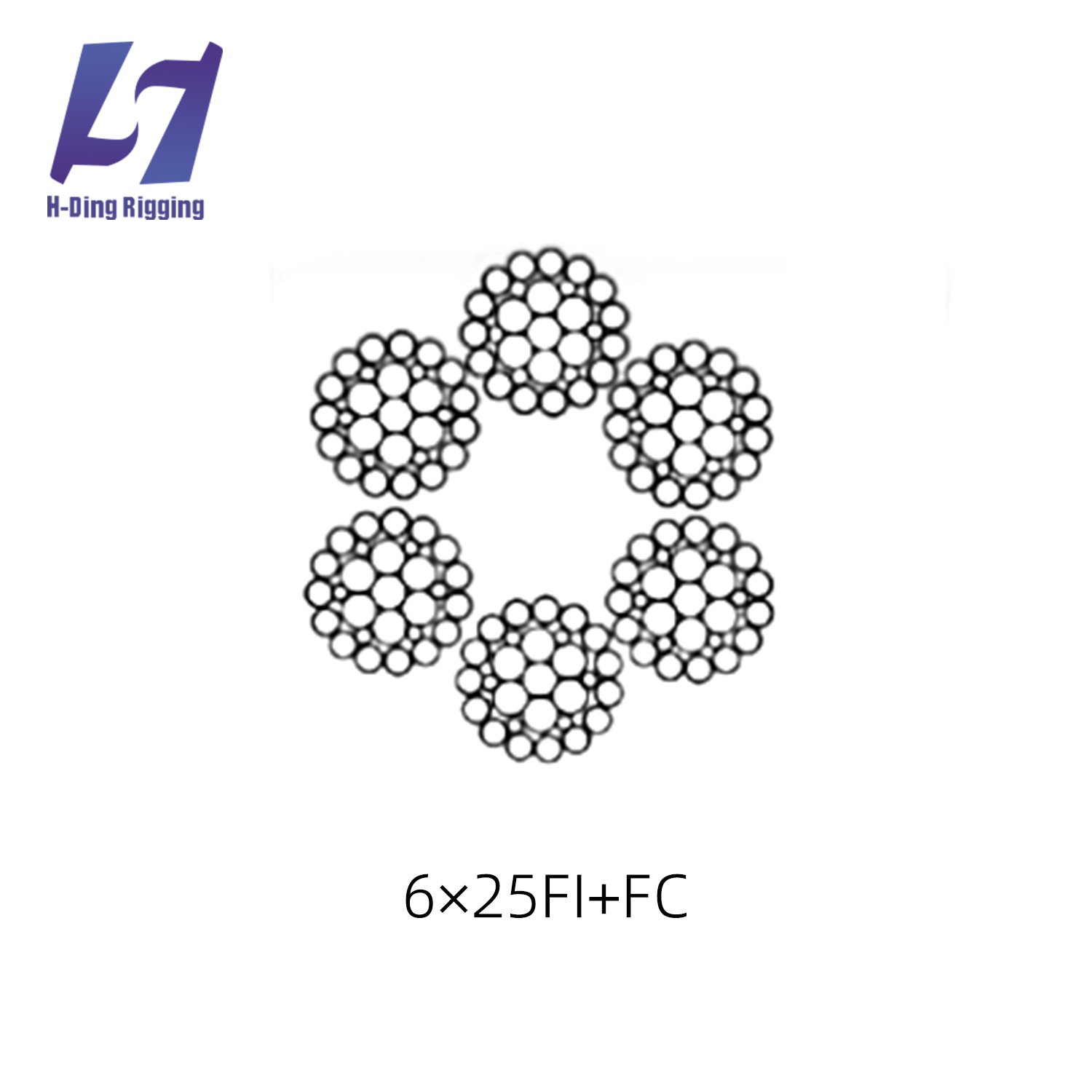 HD-R09 LINE CONTACTED FILL-IN STEEL WIRE ROPE