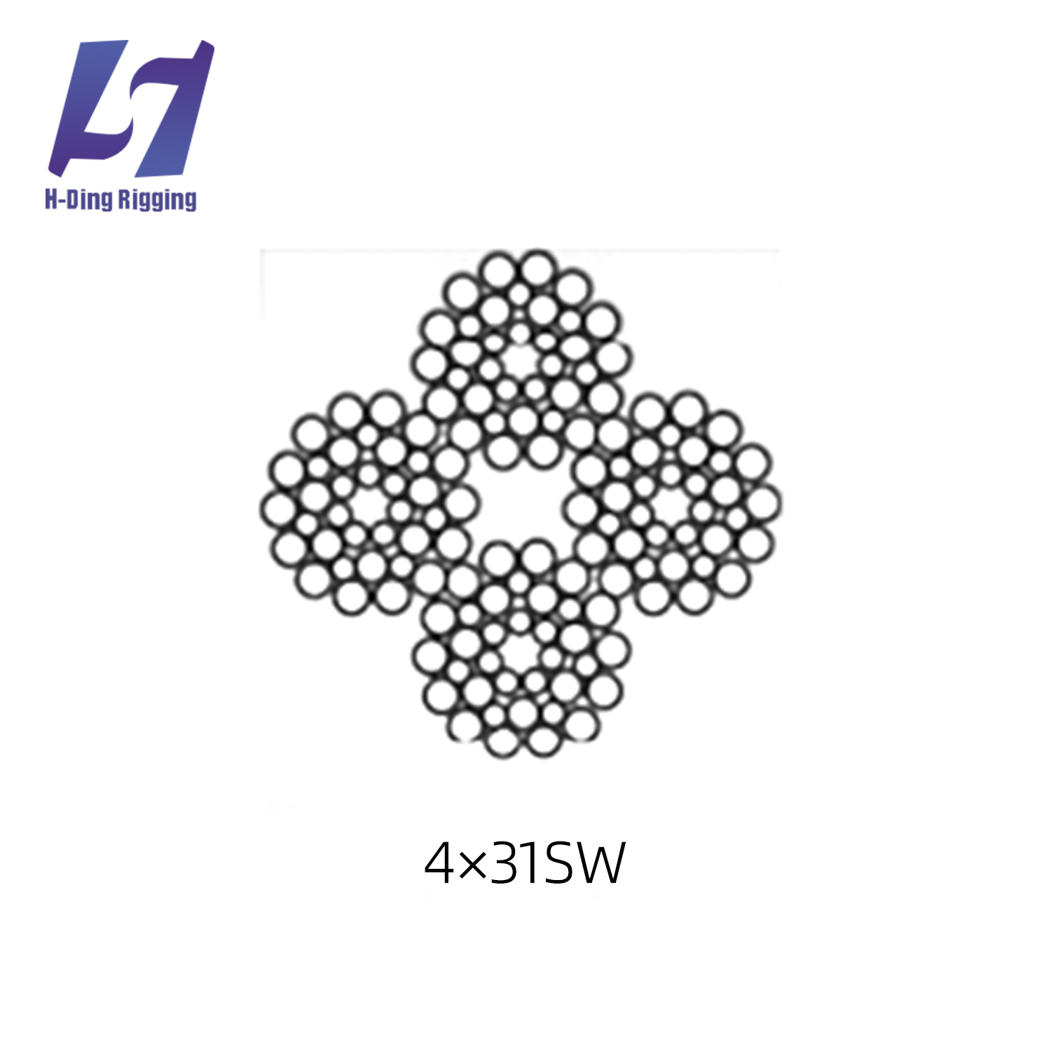 HD-R10 LINE CONTACTED BASKET TYPE STEEL WIRE ROPE