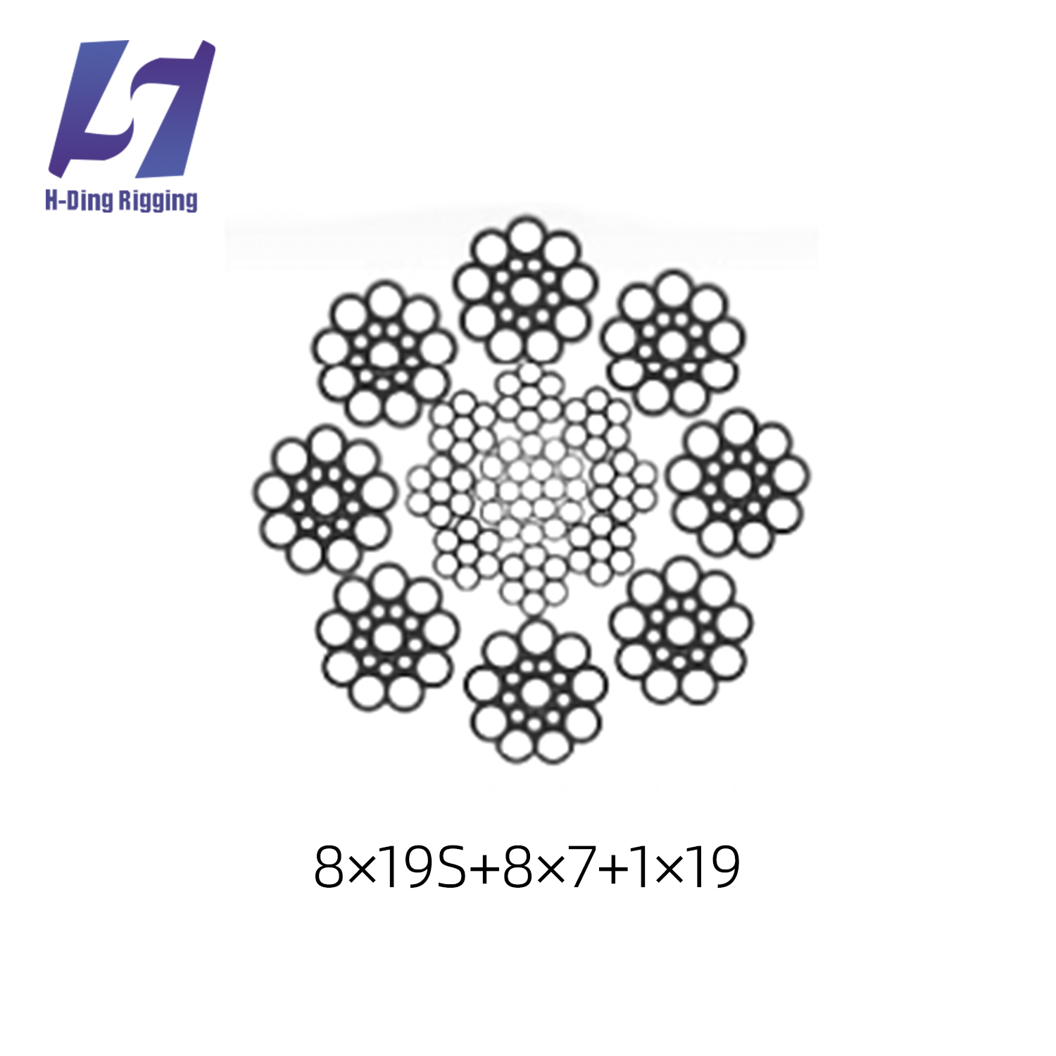 HD-R11 LINE CONTACTED HIGH-SPEED ELECATOR STEEL WIRE ROPE